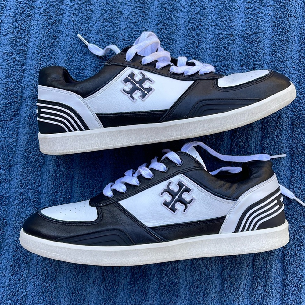 Tory Burch clover court tow-toned sneakers